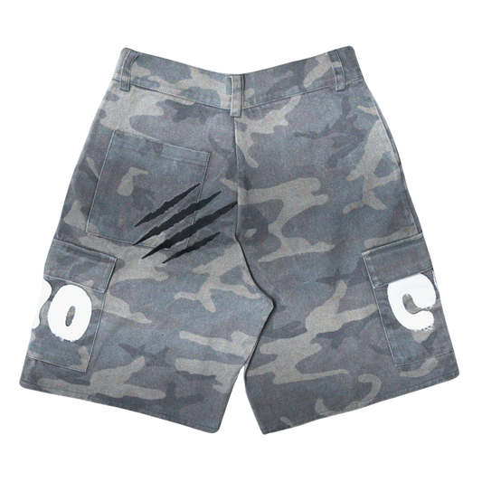CAMO CARGO SHORTS